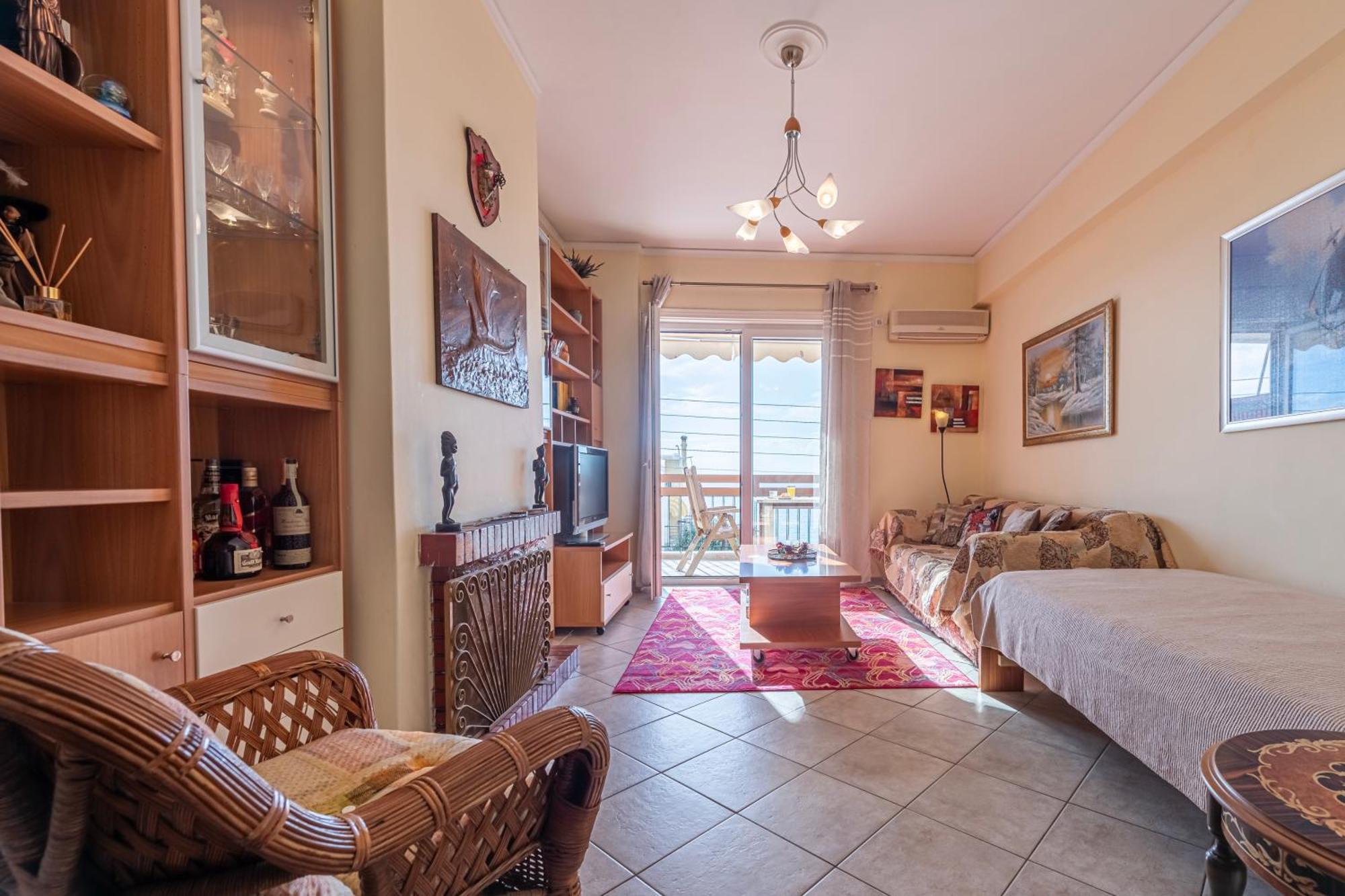 Sea View Apartment 100M From The Beach Saronida Exterior foto